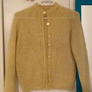 Vintage Yellow Cardigan